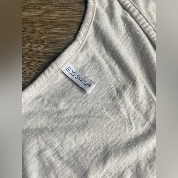 Ecoswim top with curved hem and drawstring sides from pet and smoke free home - Picture 5 of 8